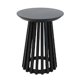 thumbnail of SIT Möbel Mesa lateral para móveis Ø 40 cm|lacado transparente|rodada|Hevea e folheado de madeira preto|L40xP40xA50cm|07107-90|Serie BEISTELLTISCH