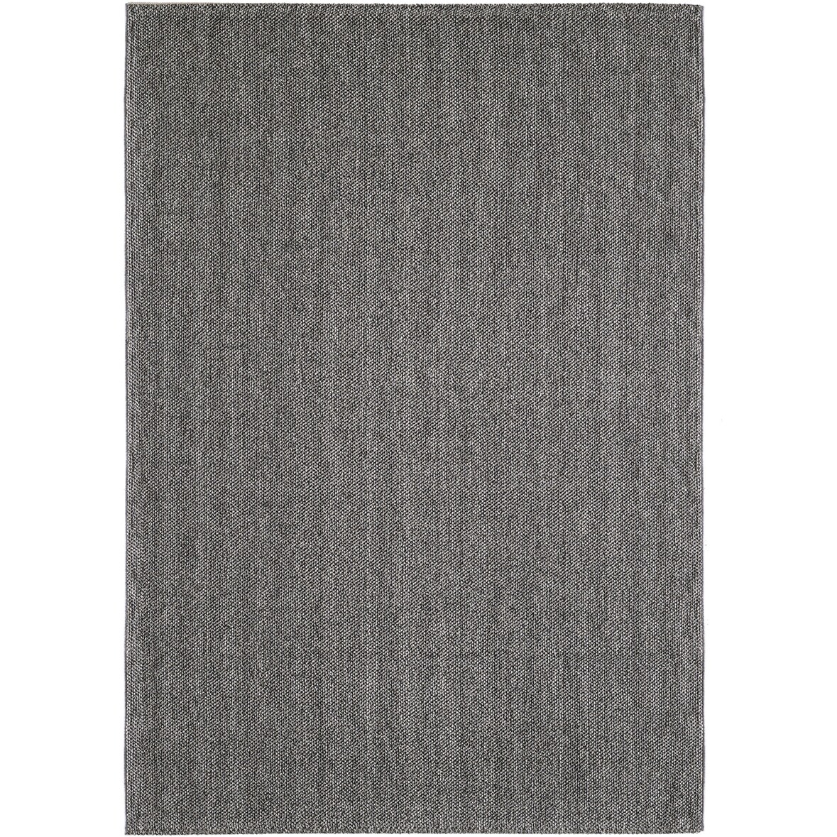 Teppich Wohnzimmer Einfarbig Pflegeleicht Waschbar Strapazierfähig Esszimmer OEKO-TEX Grau 280x370 cm Gekettelt – CIMA von Kadima Design
