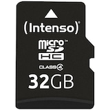 thumbnail of Intenso 32GB microSDHC Class 4 + SD-Adapter