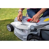 thumbnail of Tondeuse électrique 1600W 2en1 Tonte & Ramassage Pelouse Largeur de coupe 38cm, 5 Hauteurs de coupe, Tondeuse gazon Bac 42L IKRA