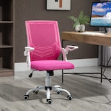 thumbnail of Vinsetto Silla de Oficina Ergonómica Silla Escritorio con Altura Ajustable Reposabrazos Abatible Soporte Lumbar Transpirable 62,5x55x94-104 cm