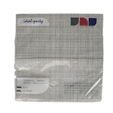 thumbnail of Serviettes porte-couverts Airlaid, paquet de 50, 40 x 40 cm, pochette en lin chocolat