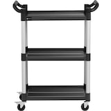 thumbnail of Royal Catering Carro de servicio - 3 estantes - 63 x 40 cm - 90 kg - negro