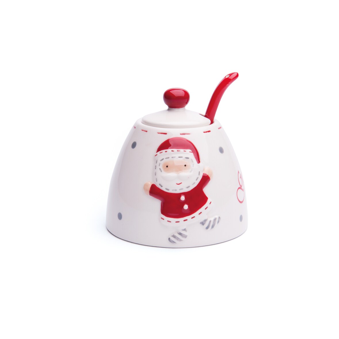 Excelsa Zuckerdose Santa Claus Keramik 9Xh8X9 Cm Bunt
