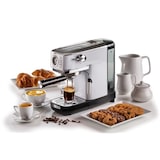 thumbnail of ariete cafetera slim espresso blanca manómetro café molido y monodosis 1381/14