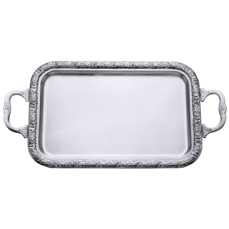 Contacto Tablett, rechteckig 43 cm, mit Griffen