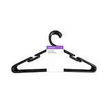 thumbnail of Lot De 10 Cintres Noirs En Plastique Cin10 De Garnier