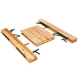 thumbnail of Bierzeltgarnitur Franz II, 3-teilig, klappbar, mit Rückenlehnenbraun