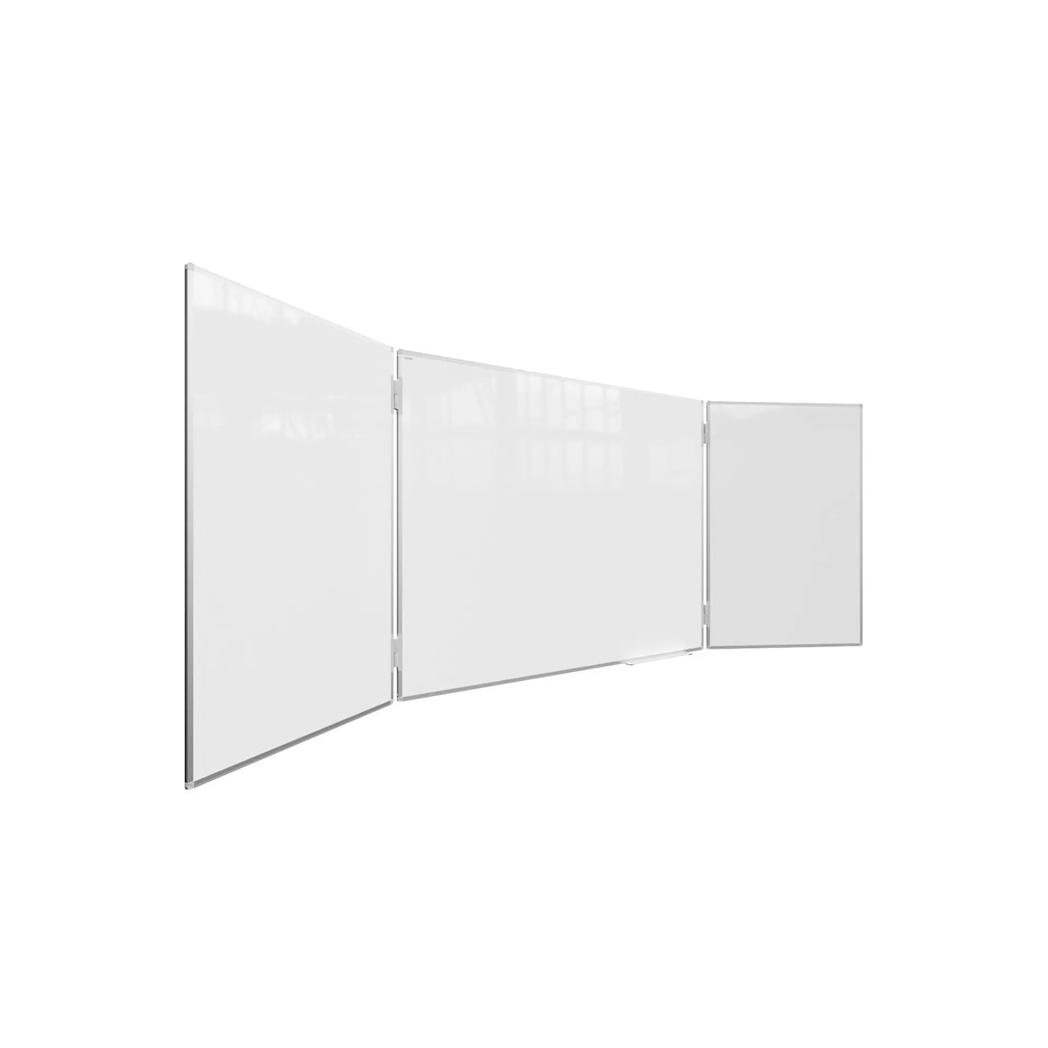 Tableau Blanc Scolaire Type Triptyque avec Cadre en Aluminium 200x100cm//400cm