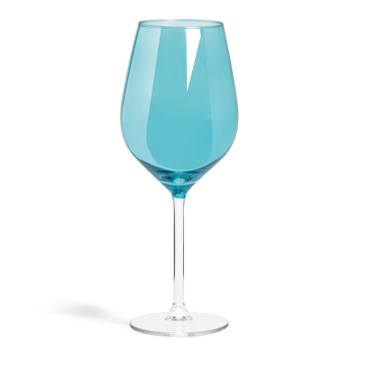 Excelsa set 6 calici Color Wine vetro 7,5x7,5x23 cm azzurro