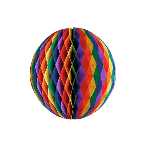 Boule décorative Ø 30 cm "Rainbow" ininflammable (10 unités) PAPSTAR