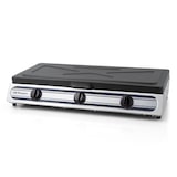 thumbnail of Orbegozo hornillo a gas FO 3510, cuerpo inox, encendido piezoeléctrico, gas butano/propano, 3 quemadores, uso interior y exterior