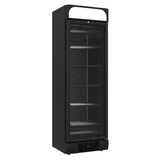 thumbnail of Tiefkühlschrank TOPO | 1 Glastür Schwarz 382L | HxBxT 205,8x64x67cm| Gefrierschrank, Tiefkühlgerät, Tiefkühltruhe | + CHEFGASTRO Geschirrtuch