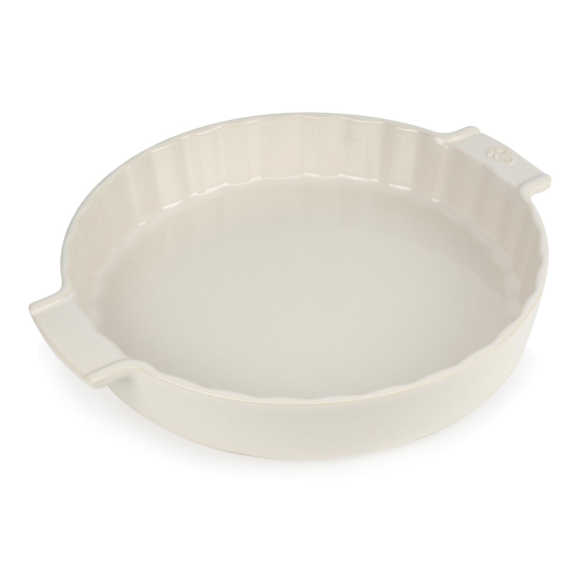 PEUGEOT Keramik Quicheform APPOLIA 28cm Ecru Tortenform Spülmaschinenfest