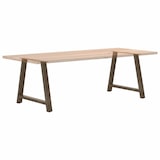 thumbnail of Pieds De Table à Manger En Forme De A 2 Pièces 90 X (72 73) Cm Acier