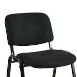 thumbnail of Konferenzstuhl Iso | 20er Set Schwarz | stapelbarer Besucherstuhl