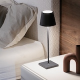 thumbnail of Zafferano Poldina Pro LED-Tischleuchte Dunkelgrau, wiederaufladbar & dimmbar, bis 12 h Akku, IP65 Außen