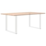 thumbnail of Helloshop26 - Juego de 2 patas para mesa de comedor en forma de U con niveladores ajustables 90 x 72-73 cm estilo moderno acero 02_0057433