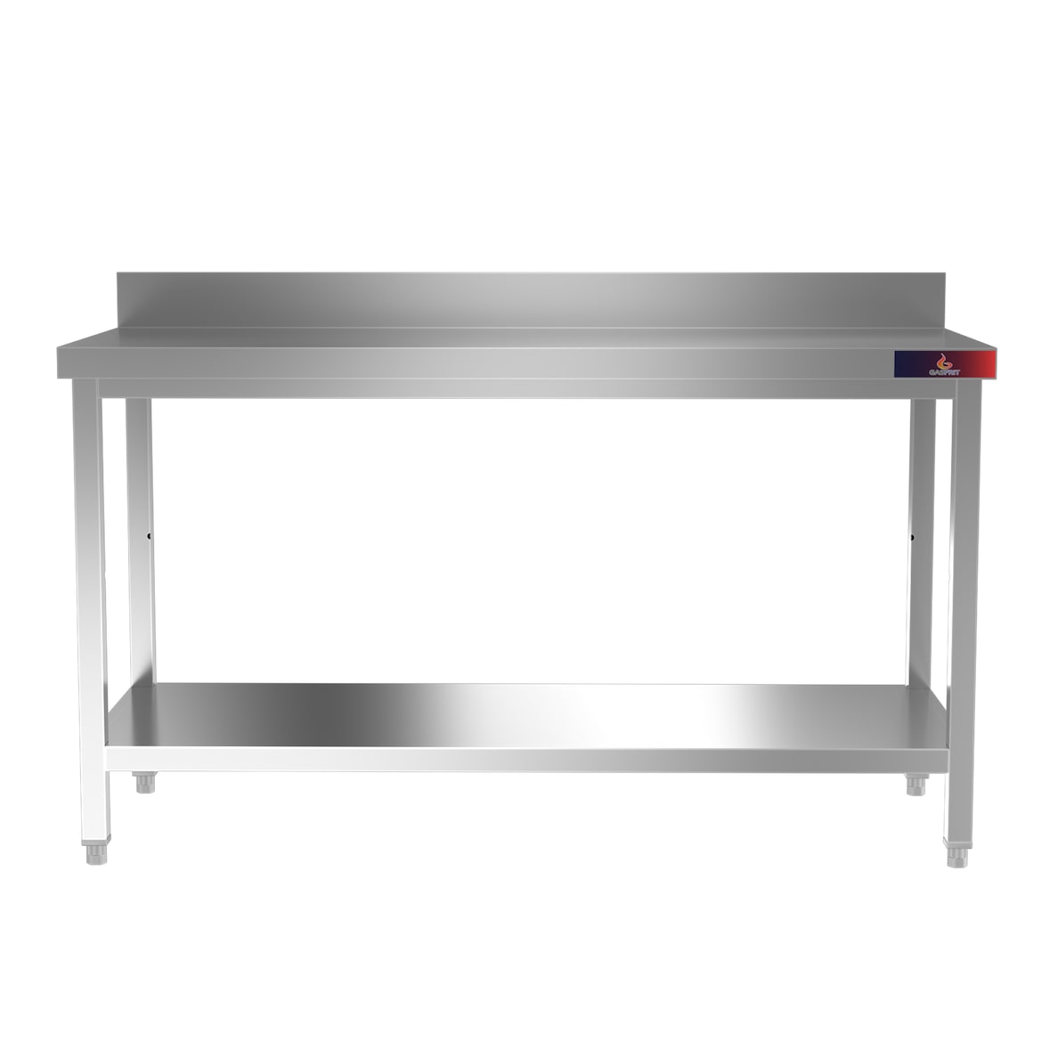 Gasfrit - Mesa de trabajo de acero inoxidable mural 1500 x 600 x 850 mm
