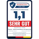 thumbnail of plasteo® 220 Liter Weithalsfass mit Deckel und Spannring, Lebensmittelecht, BPA-Frei, Futtertonne Kunststofffass Deckelfass Regentonne Sauerkrautfass