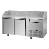 thumbnail of Tecnodom Pizzatheke 2 Türen GN 1/1 1 neutrale Schublade und Granitplatte