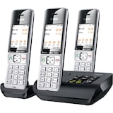 thumbnail of Gigaset COMFORT 500A trio DECT, GAP Schnurloses Telefon analog Babyphone, Freispre L36852-H3023-B111