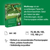 thumbnail of MULTICOPY THE RELIABLE PAPER A4 Kopierpapier 88010116 2xgel. 500Bl.