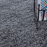 thumbnail of Teppich Hochflor Einfarbig Flauschiger Langflor Shaggy Flokati Wohnzimmerteppich, Grau, 200 cm Rund