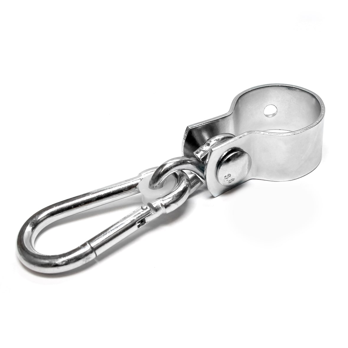 PRIOstahl Schaukelschelle Rohrschelle mit Karabiner Ø 50mm x 1 Schelle aus verzinktem Stahl