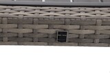 thumbnail of METRO Professional Mesa de comedor gastro Barbados, aluminio/ ratán PE, 130 x 90 x 74 cm, tablero aspecto madera, resistente a la intemperie, piedra
