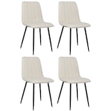 thumbnail of Set van 4 Dijon Eetkamerstoelen creme/Stof