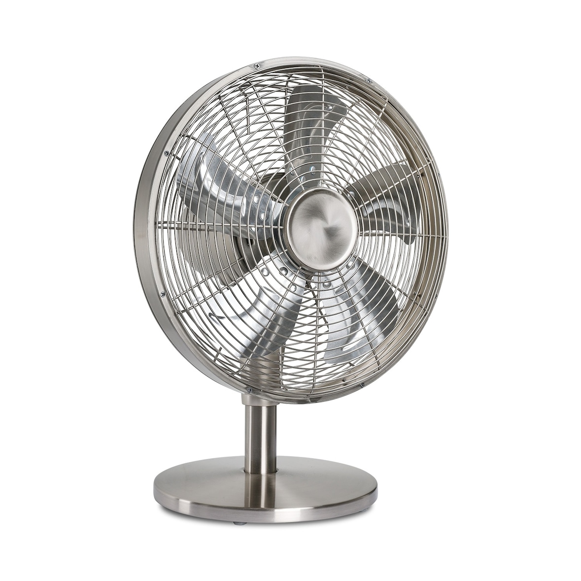 Ventilatore da tavolo a corrente continua Airos Eco Classic TV grigio / argento / titanio