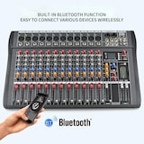 thumbnail of Table De Mixage Audio 12 Canaux Avec Alim 48V Bluetooth Et USB YONIS