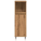 thumbnail of vidaXL Badschrank Artisan-Eiche 30x30x100 cm Holzwerkstoff