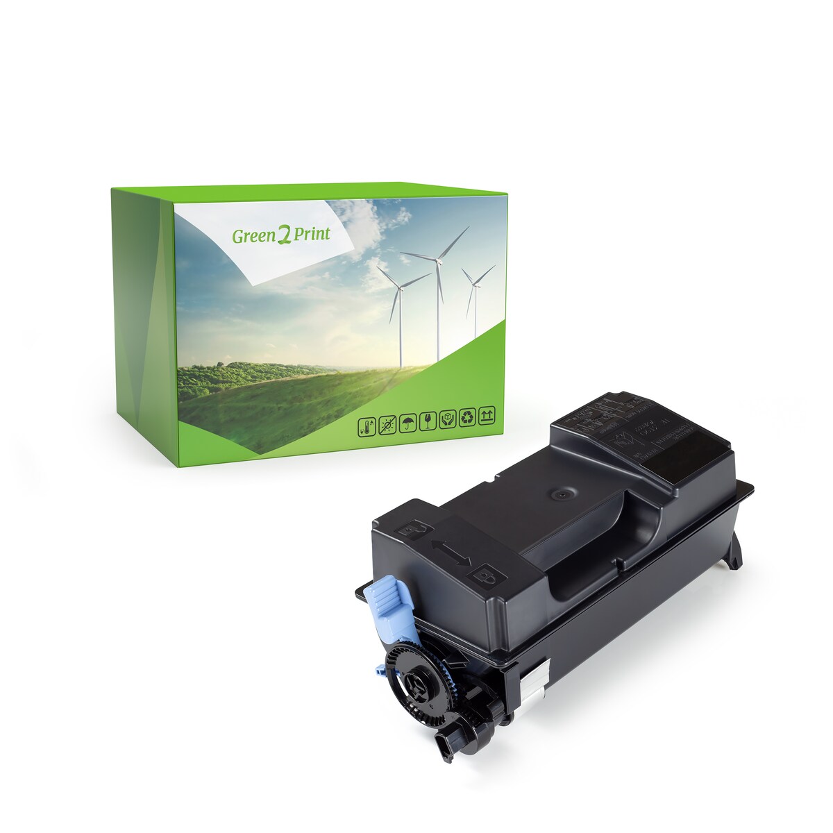 Green2Print Hochleistungstoner schwarz ersetzt Kyocera TK-3190, 1T02T60NL0 passend für Kyocera ECOSYS M3655IDN, M3660IDN, M3860IDNF, M3860IDN, P3055DN