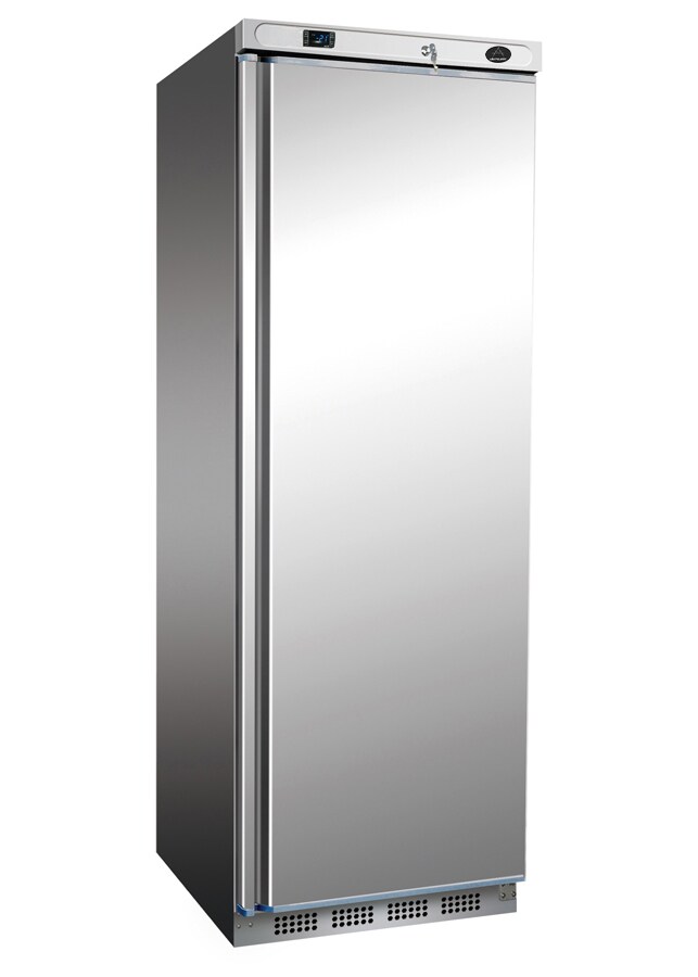 A&S polarny Gastro Edelstahl Tiefühlschrank Gewerbetiefkühlschrank Gefrierschrank 1 Tür 340 L -10/-25°C