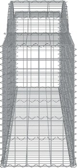 thumbnail of vidaXL Gabionen mit Hochbogen 17 Stk. 300x50x80/100cm Verzinktes Eisen