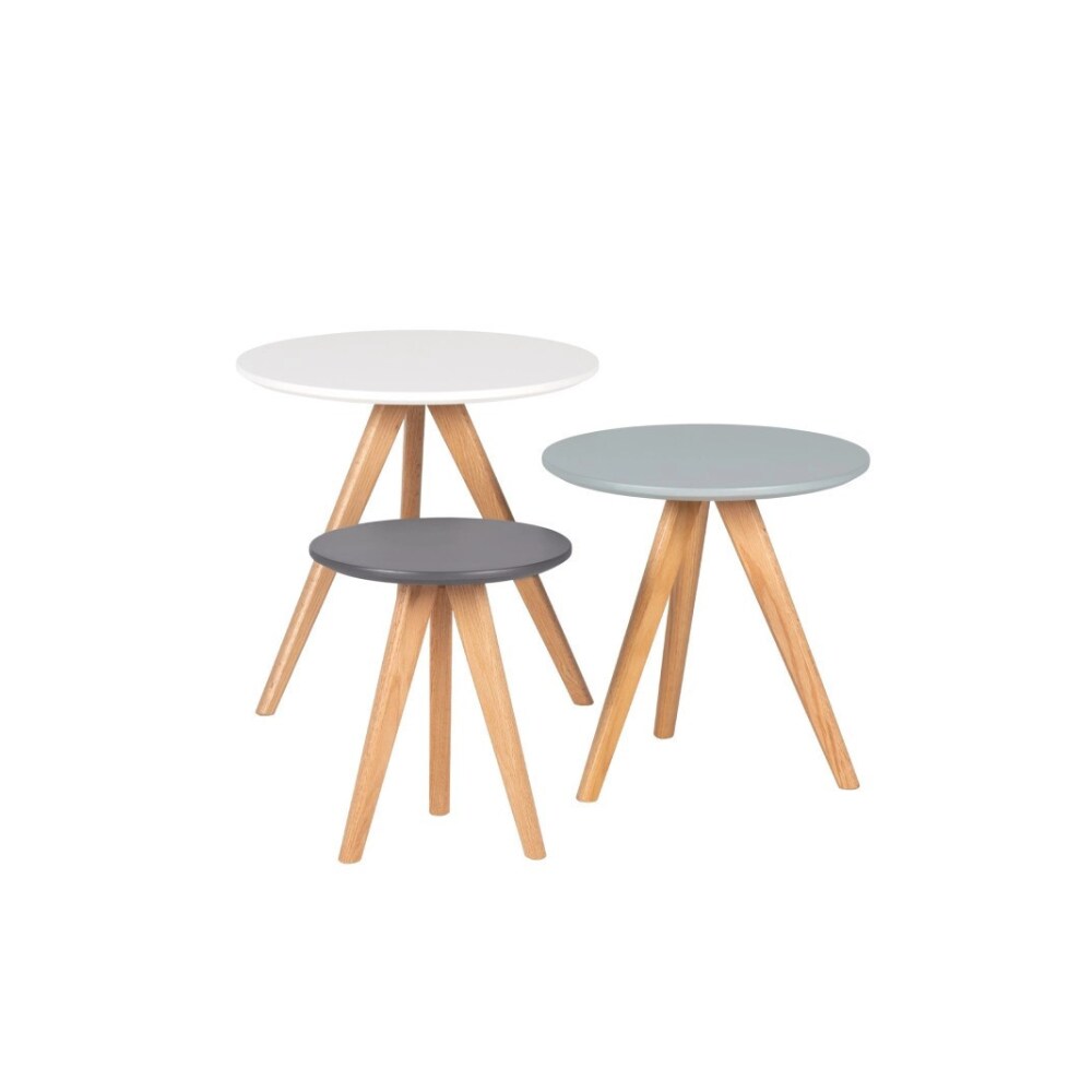 Dudeco Conjunto 3 Mesas Kiev Multicores