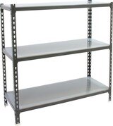 thumbnail of SimonRack Estantería Metálica, 1000x1100x500 mm, 3 Alturas, Bandeja Metal, 200 kg de Punto Flexión, Antracita/Galva - Simonclick