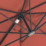 thumbnail of Ombrellone a sbalzo girevole 2x3 m in alluminio color terracotta