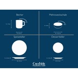 thumbnail of CreaTable Joy Rot Kombiservice 16-tlg Steinzeug