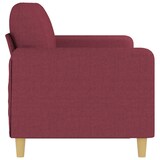 thumbnail of vidaXL 3-Sitzer-Sofa Weinrot 180 cm Stoff