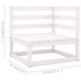 thumbnail of vidaXL 5-tlg. Garten-Lounge-Set mit Kissen Kiefer Massivholz
