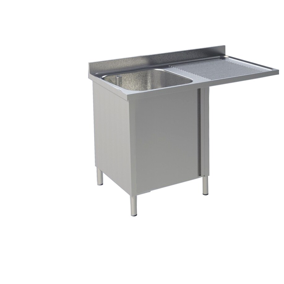 Spülcenter 1 Becken links Breite 140cm mit Unterschrank