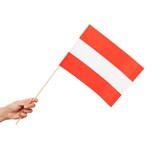 thumbnail of 10 Papier Fahnen Österreich 20 x 30 cm Handfahnen