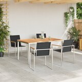 thumbnail of vidaXL 5-teiliges Garten Esszimmer Set Massivholz Teak