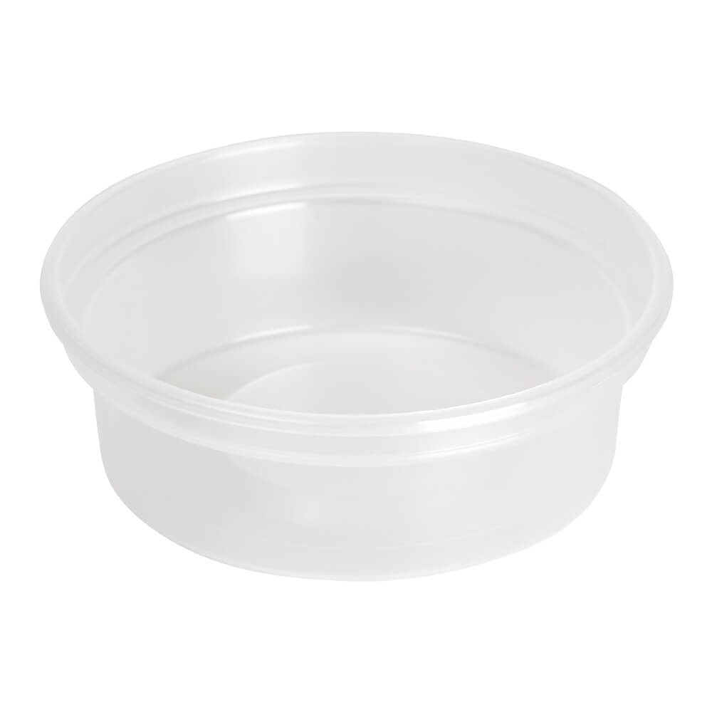 ENVASES DEL MEDITERRÁNEO · TARRINA REDONDA 250 cc (50 Uds.) · take away · restauración