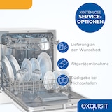 thumbnail of Exquisit Mini-Geschirrspüler, Tischspülmaschine, 55 cm breit, spülmaschine klein, ECO-Modus, GSP5508-030D weiss