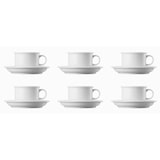 thumbnail of 6 x Kaffeetasse 2-tlg. - THOMAS TREND - Dekor Weiß - 1 Set