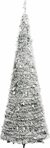 thumbnail of vidaXL Pop-Up-Weihnachtsbaum Künstlich Beschneit 200 LEDs 210 cm